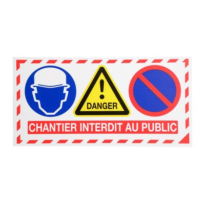 Panneau De Chantier 4 En 1 Bricoman