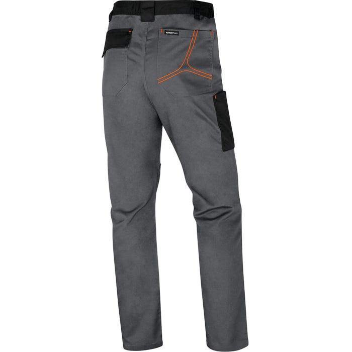 Pantalon de travail doublure flanelle Gris/Orange T.S Mach2 - DELTA PLUS 1