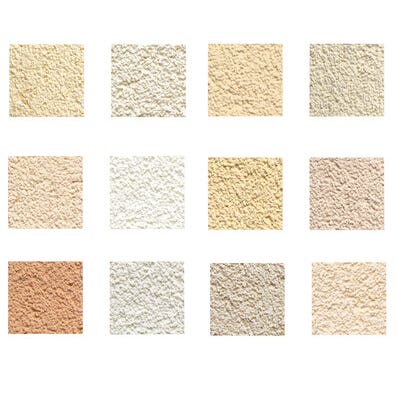 Enduit revêtement pour isolation thermique par l'extérieur blanc De Re