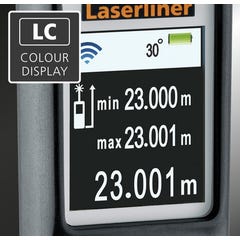 Télémètre laser Connecté 50 m LASERLINER DISTANCE  MASTER COMPACT PRO 8