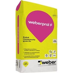 ENDUIT WEBERPRAL F PIERRE CL (015) 25KG 0