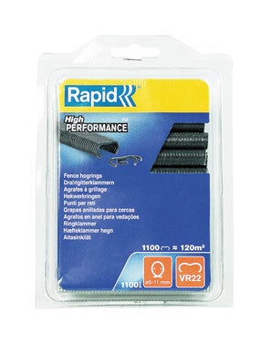 1100 agrafes grillage vr22 anthracite rapid bricoman