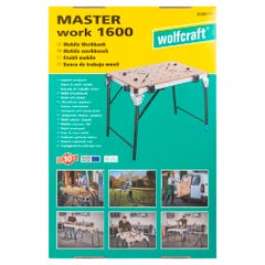 Master work 1600 table de travail - WOLFCRAFT 11
