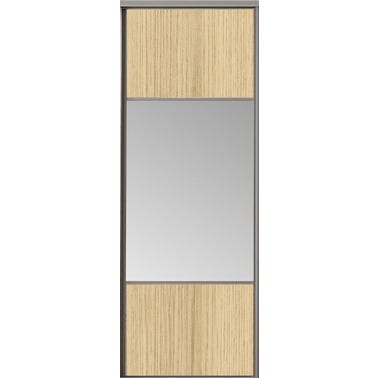 Vantail 3 partitions 93 x 250 cm Chêne Blond - ILIKO 0
