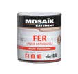 Peinture fer glycéro anti-rouille MOSAIK Brillant Noir 0,5L