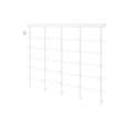 Balustrade d'étage Larg.120 cm pour escalier Despina Xtra blanc