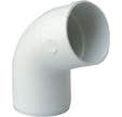 Coude 67.30° PVC blanc Diam.80 mm - GIRPI