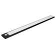 Réglette lumineuse LED extra plate rechargeable avec détecteur de mouvement 405 mm noire - Atlas SYNERCIA
