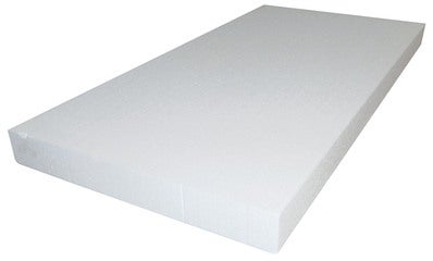 Lot de 10 plaques en polystyrène multi-usages, 100 x 50 cm, 1 cm  d'épaisseur, densité de 15 kg/m² : : Bricolage