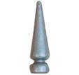 Pointe de lance à souder H.112 mm D.26 mm
