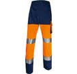 Pantalon haute visibilité avec emplacement genouillère orange T.S - DELTA PLUS
