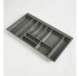Range-couverts PVC largeur 60 cm Gris Anthracite
