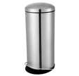 Poubelle 30 L inox à pédale