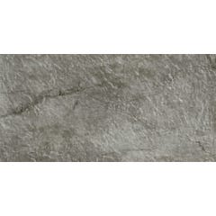 Carrelage sol extérieur effet pierre l.30 x L.60 cm - Bali Rock Smoke