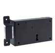 Serrure applique horizontale pêne dormant 140 x 80 mm gauche