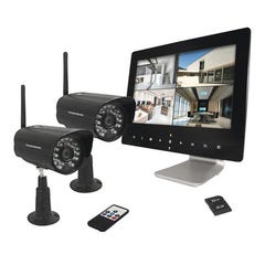 Pack vidéosurveillance sans fil avec carte SD 32 Go THOMSON 1