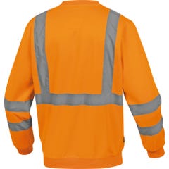 Sweat de travail haute visibilité orange T.S - DELTA PLUS 1