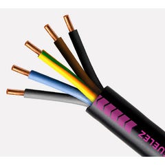 Cable électrique R2V 5G 2,5 mm² 100 noir Barrynax - MIGUELEZ SL