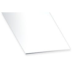 Profilé plat PVC l.100 mm x L.260 cm blanc  - CQFD 0