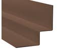 Angle intérieur marron noisette HPlank MetalTrim