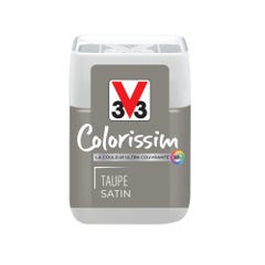 Peinture intérieure multi-supports testeur acrylique satin taupe 75 ml - V33 COLORISSIM 0