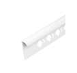 PROF ARRET 1/4RD OUV 12.5MM PVC BLC 2M50