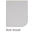 PANNEAUX MURAUX ACIER BROSSÉ 60 CM