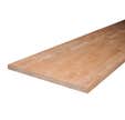 Panneau hévéa lamellé collé abouté joints droits 18 x 1100 mm Long.3 m - SOTRINBOIS