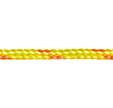 Cordeau polyester jaune Long.1 m Diam.4 mm
