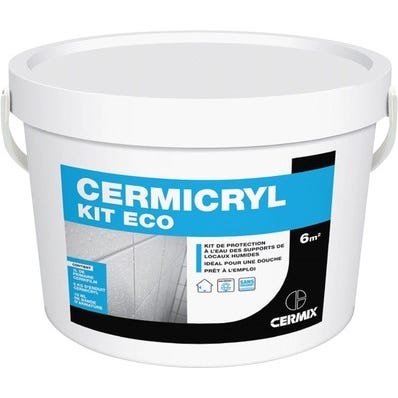Kit de protection à l'eau sous carrelage 6 m² Cermicryl - CERMIX 1