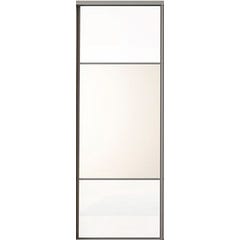 Vantail 3 partitions 93 x 250 cm Blanc Brillant - ILIKO