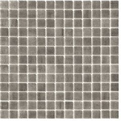 Lot de 20 mosaïques 31.6 x 31.6 cm pate de verre gris