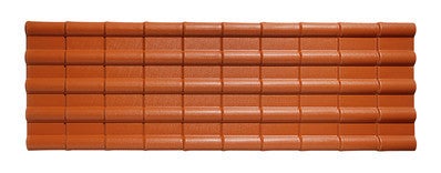 Panneau Tuile Express Terracotta L 222 X L 75 Cm Bricoman