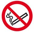 Panneau interdiction de fumer Diam.300 mm