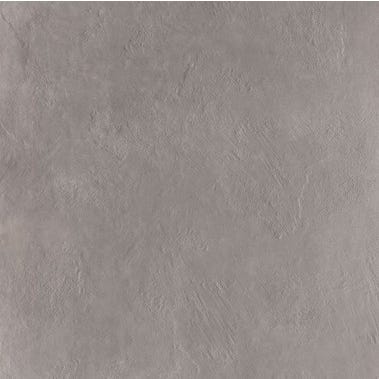 Carrelage intérieur gris effet béton l.75 x L.75 cm Newton 0