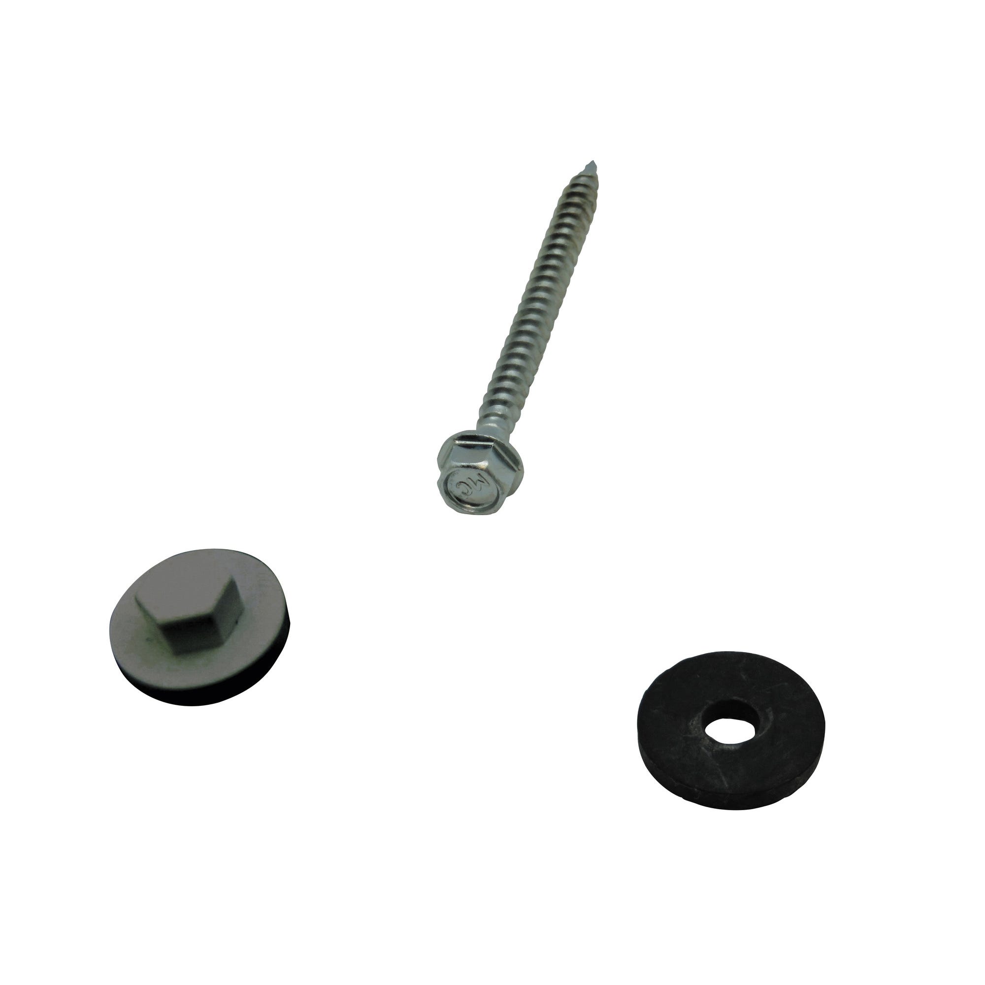 Kit fixation profil vissable gris Long.16 mm 0
