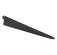 CONSOLE DOUBLE 320 MM NOIR MAT