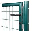 Portillon Fer Eco 1x1 M Vert avec poignée, serrure