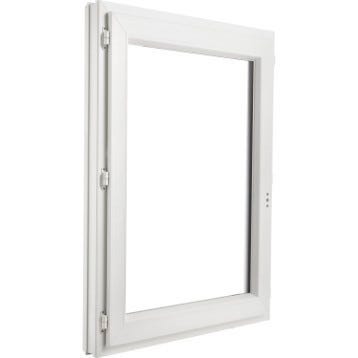 Fenêtre PVC 1 vantail tirant gauche H.45 x L.60 cm - CLOSY