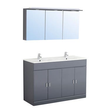 Meuble Aloha 120 Anthracite Bricoman