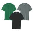 Lot de 3 polo gris/noir/vert xl