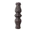 Garniture de barreau en fonte 135 x 40 mm D.16 mm
