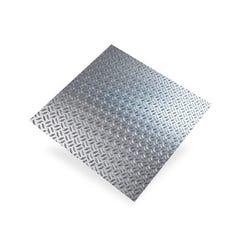 Tôle aluminium grain de riz épaisseur 1,2mm 500x1000mm ❘ Bricoman