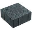 Pavé gris anthracite L.15 x l.15 x Ep.6,3 cm, le m²