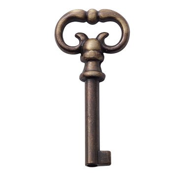 Poignée de meuble en forme de clé antique 1