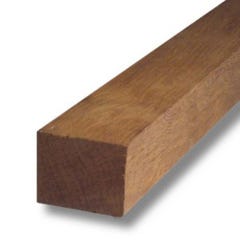 Tasseau en bois rouge exotique 10 x 50 mm Long.2,4 m - SOTRINBOIS 0