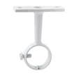 Support pour tube rond Diam. 19 mm Blanc