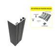 KIT TAPEES ISO 100-120MM 105X120 GRIS
