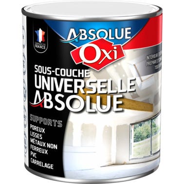 Sous-couche universelle intérieur extérieur solvantée mat blanc 1 L Absolue- OXI 0