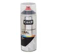 Peinture aérosol tous matériaux int/ext mat noir RAL9005 400 ml - CECIL PRO